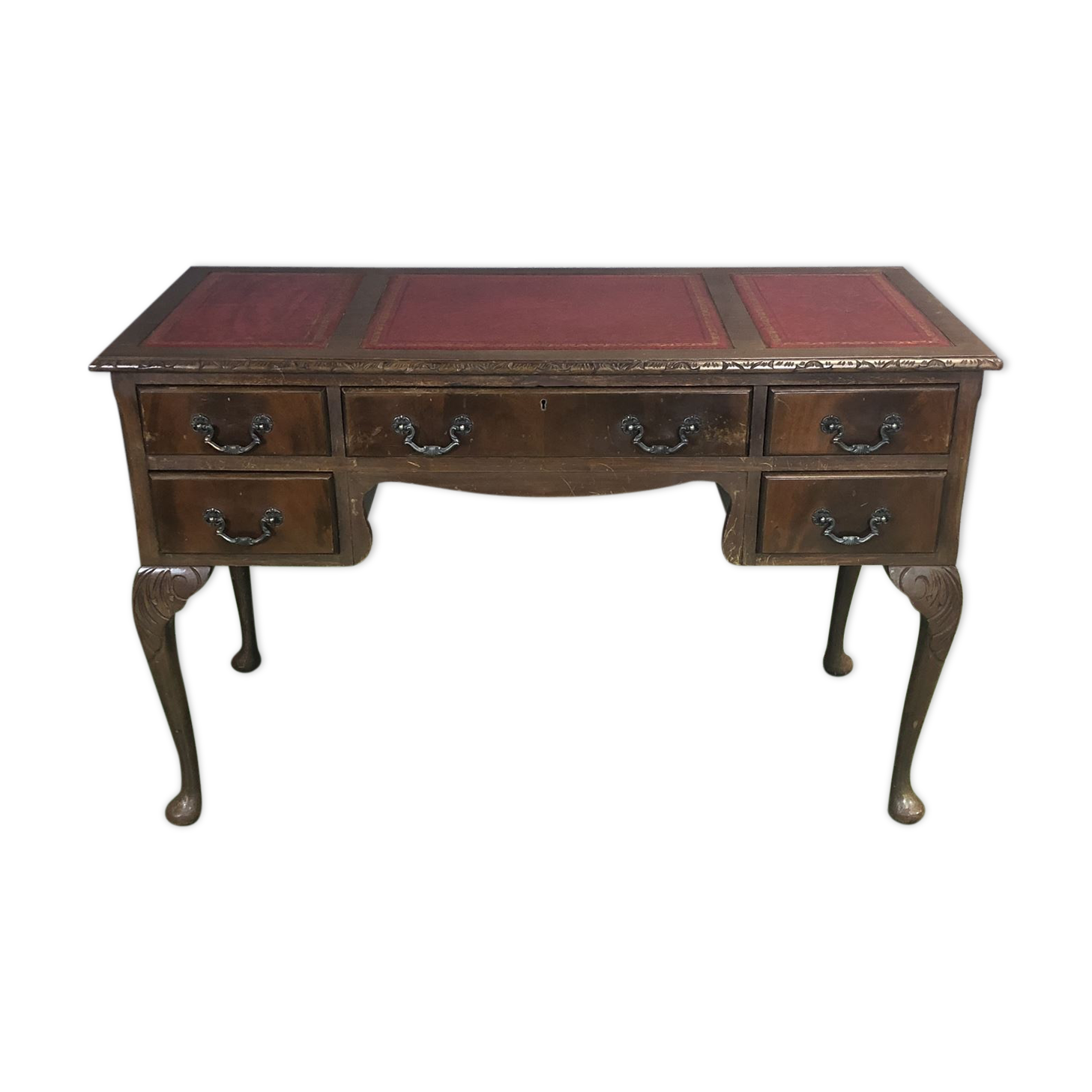 English mahogany desk in 30 years