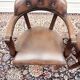 Set of English Chesterfield Desk Chairs
