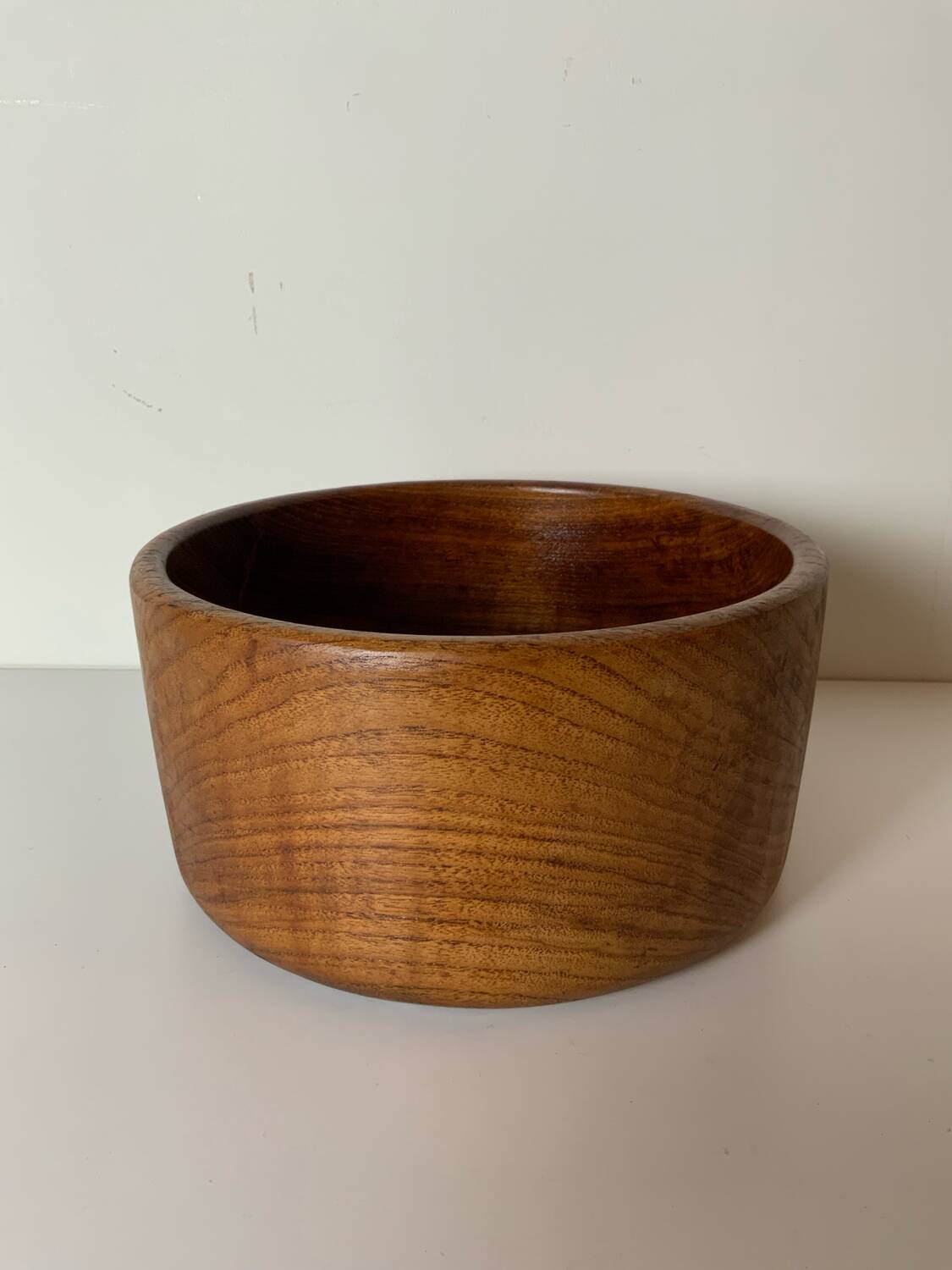 Teak salad bowl