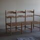 Sofa / Sculptural Danish modern three-seater Scandinavian bench, made by Hans Dau, 1950s.
