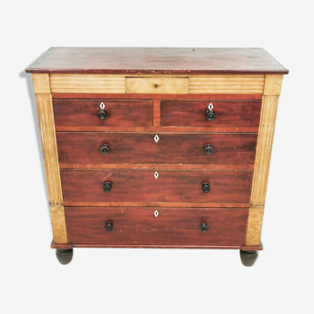 Victorian Scottish Antique Chest Of Drawers
