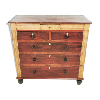 Victorian Scottish Antique Chest Of Drawers