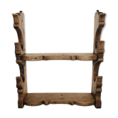 Étagère artisanale en bois brut
