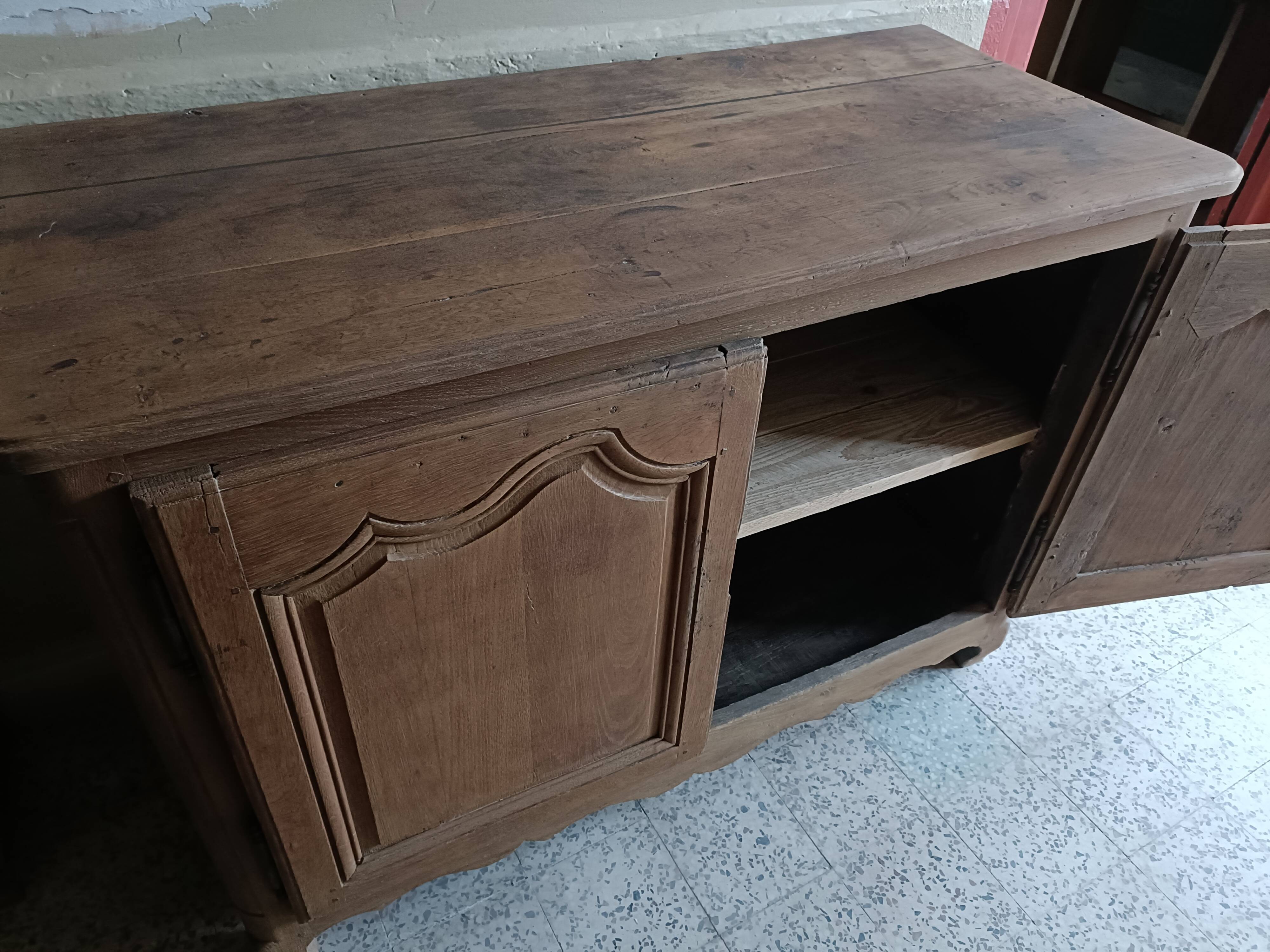 Renovated rustic sideboard