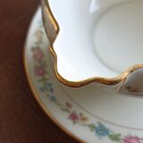 Saucière sur dormant fixe en porcelaine de Limoges - Porcelaine Limousine