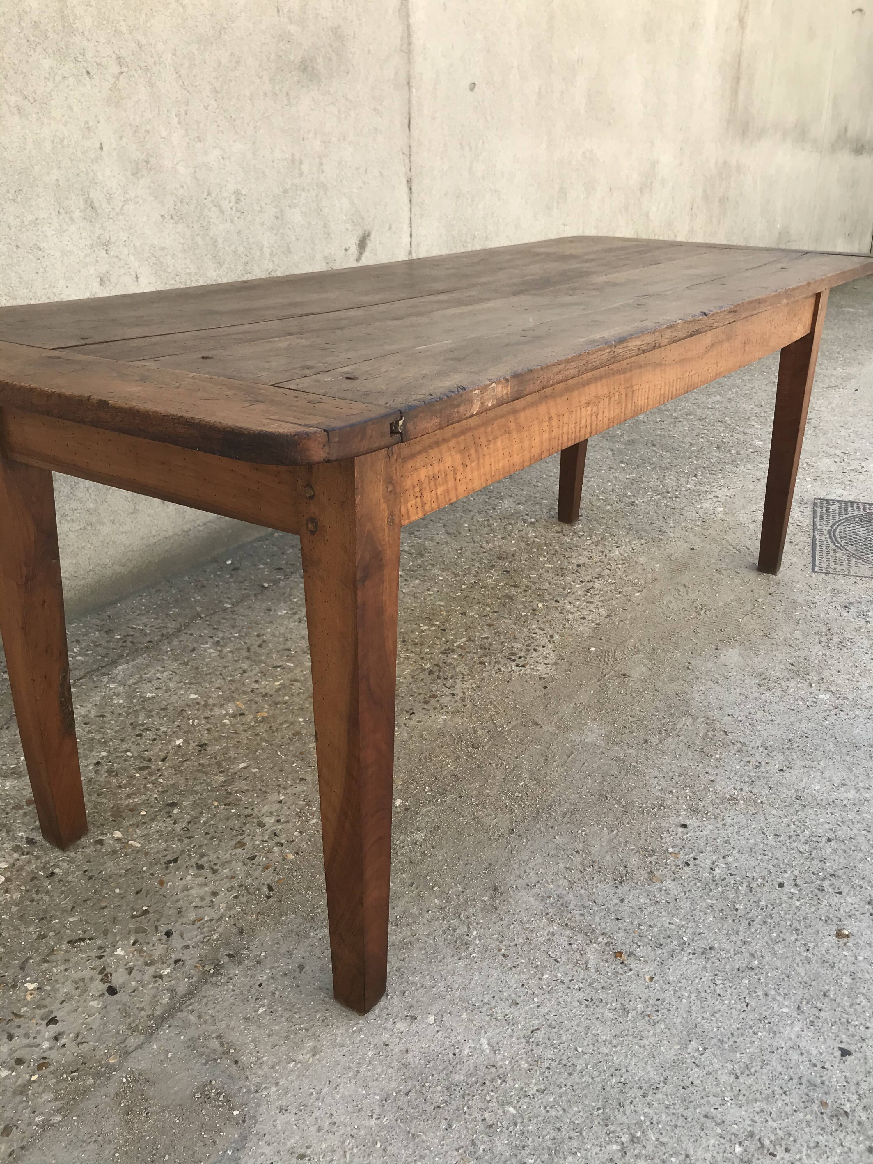 Walnut farm table