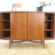 Teak highboard with doors and drawers, 1960s