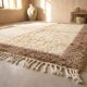 Handmade traditional Berber rug size 3/4 m