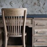 Desk and chair assembly