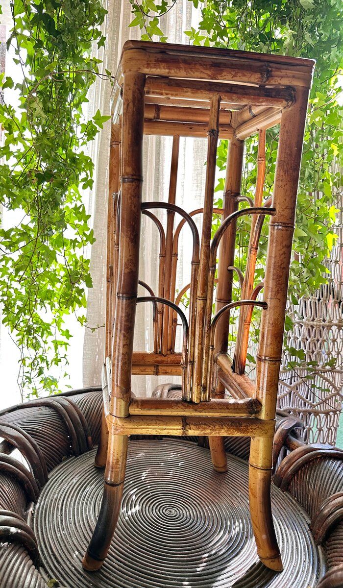 Brighton style chinoiserie side table, 1950
