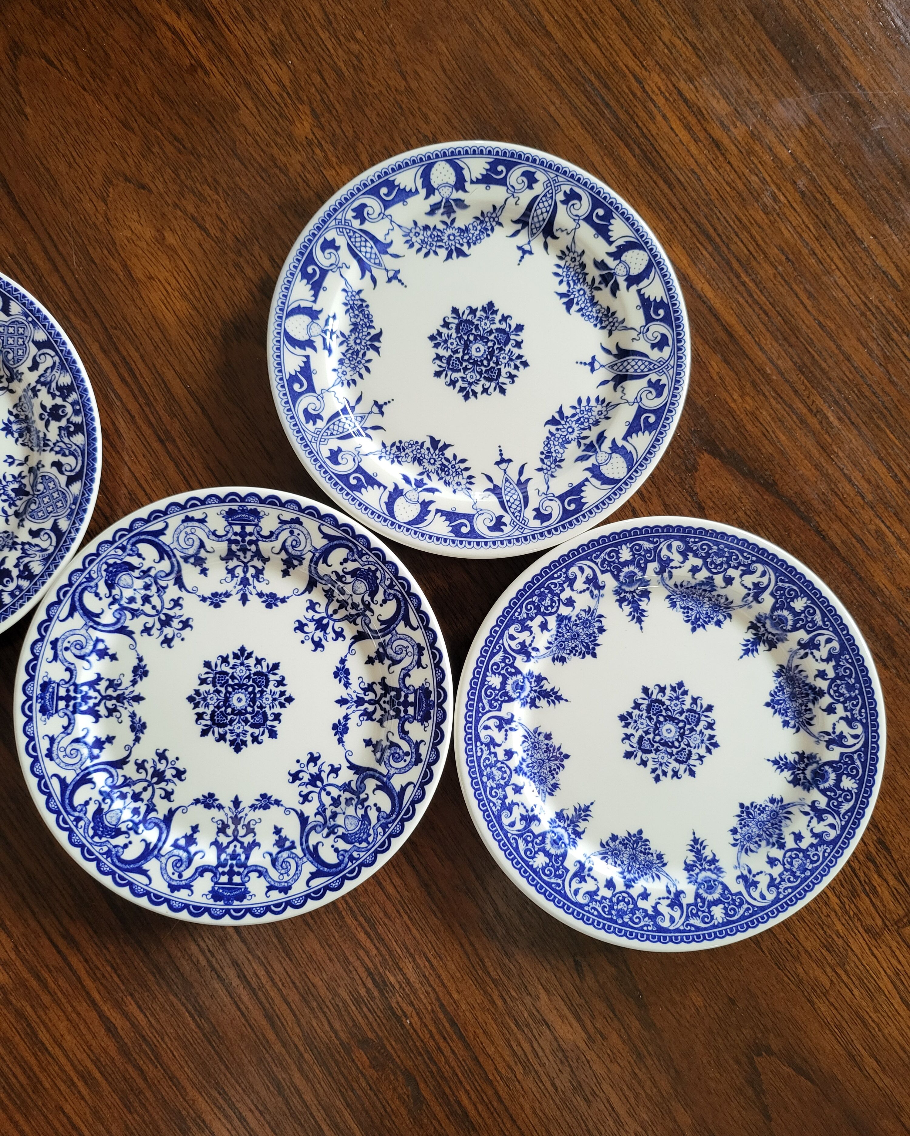 6 porcelain coasters from gien