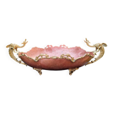 Large Art Nouveau copper fruit bowl Italy 1890s