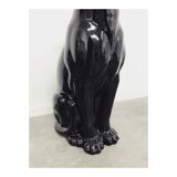 Black panther statue ceramic