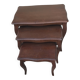 Vintage wooden nesting table