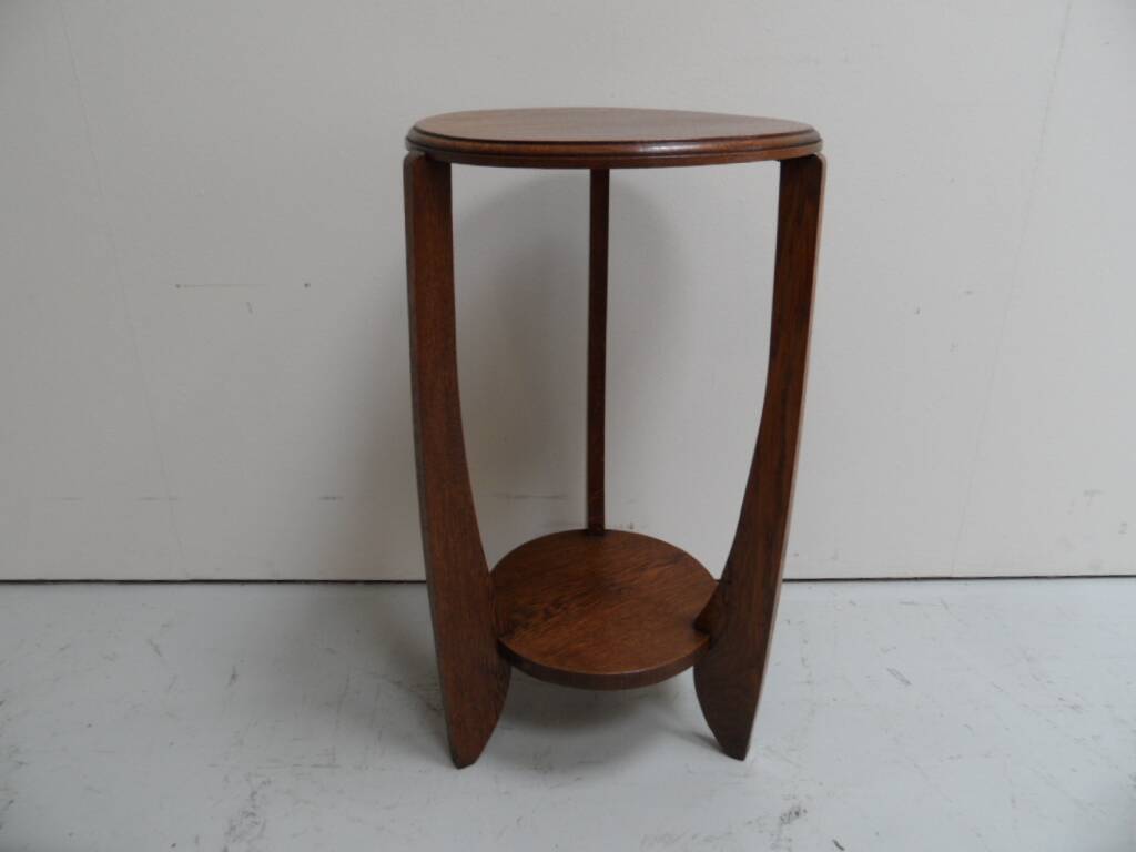 Art Deco oak sidetable