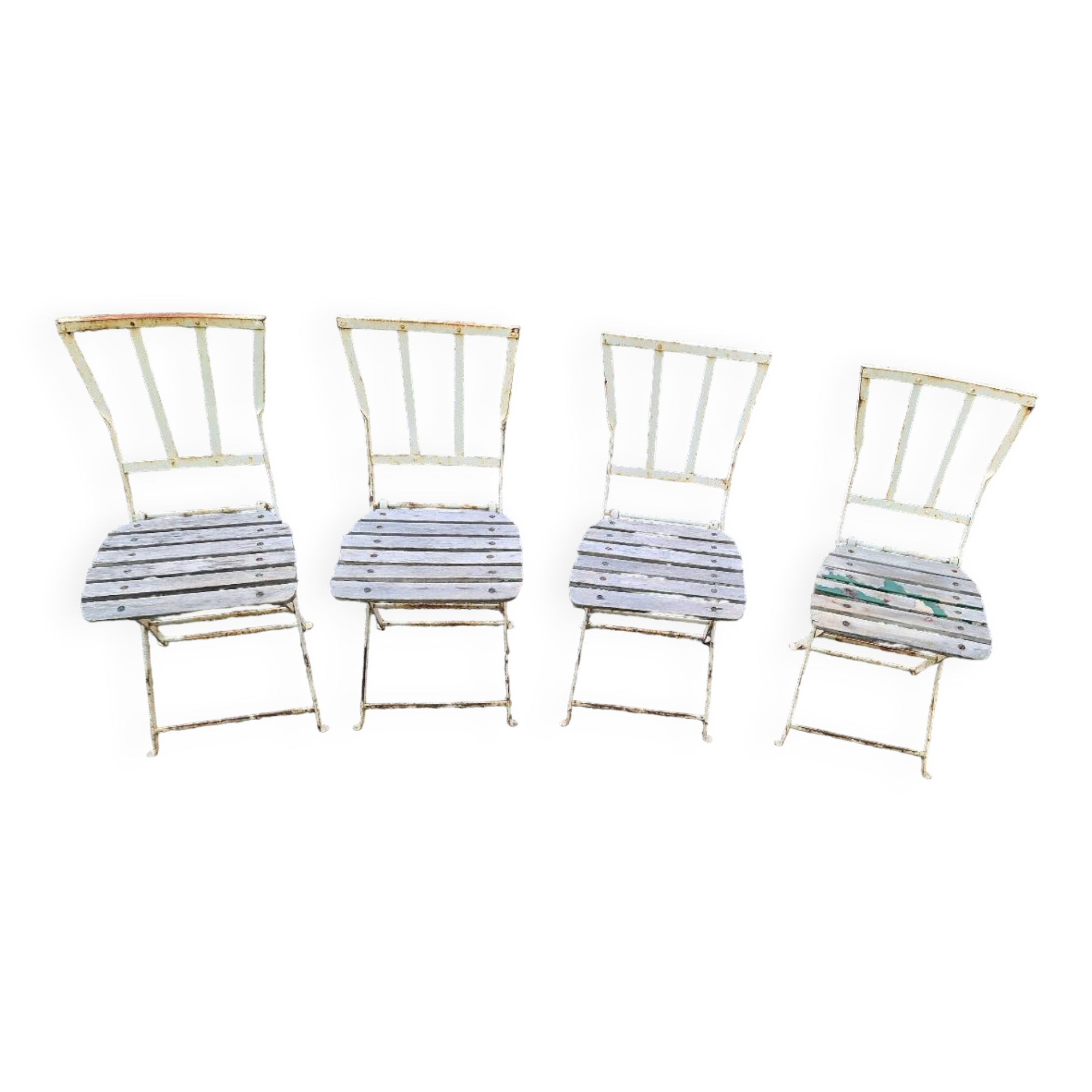 4 garden chairs