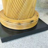 Vintage rattan column