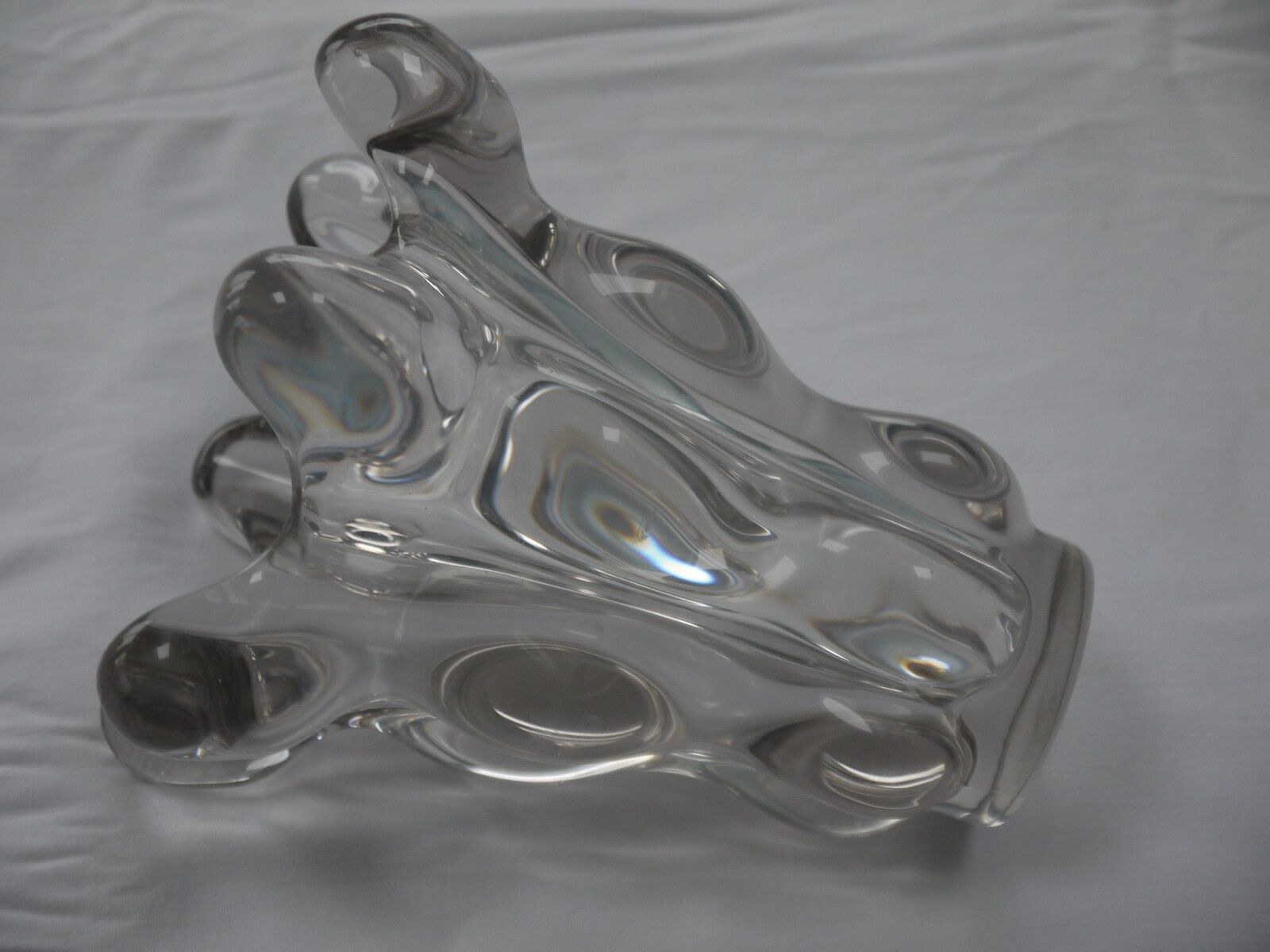 Art deco crystal vase