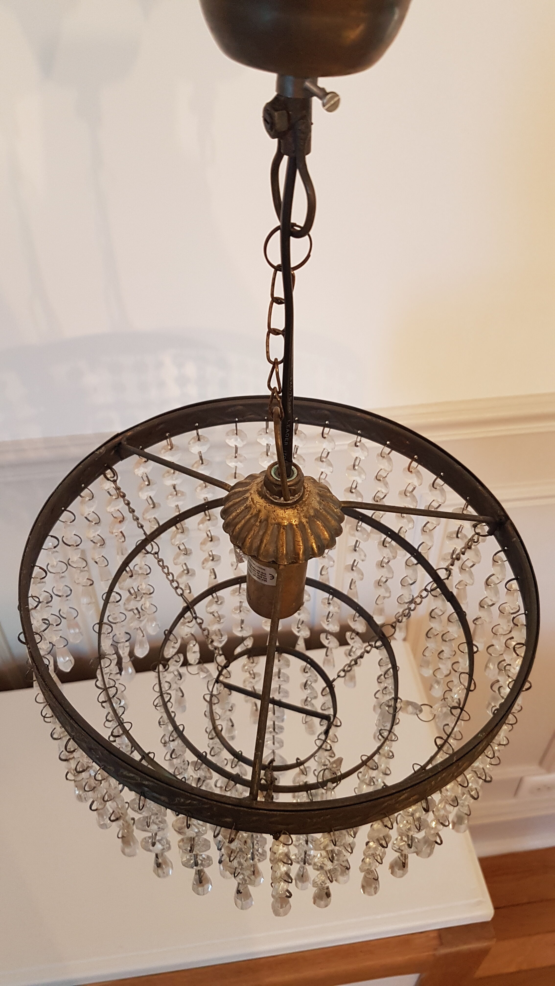 Chandelier with tassels