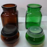 Series 2 vintage 70 glass jars