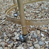 Old vintage rolling serving table