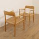 2 x Niels Otto Moller dining chairs | Model 56 | Oak | Restored