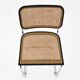 Set of 4 B32 model dining chairs by Marcel Breuer.