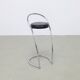 4x Barstool in Chrome, 1980s Italy