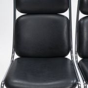 Paire de chaises cantilever en cuir par Mauser Werke Waldeck, Allemagne de l'Ouest, 19