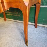 Chest of drawers transition Louis XVl marquetry marble top