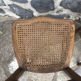 Set of 5 canned bistro chairs