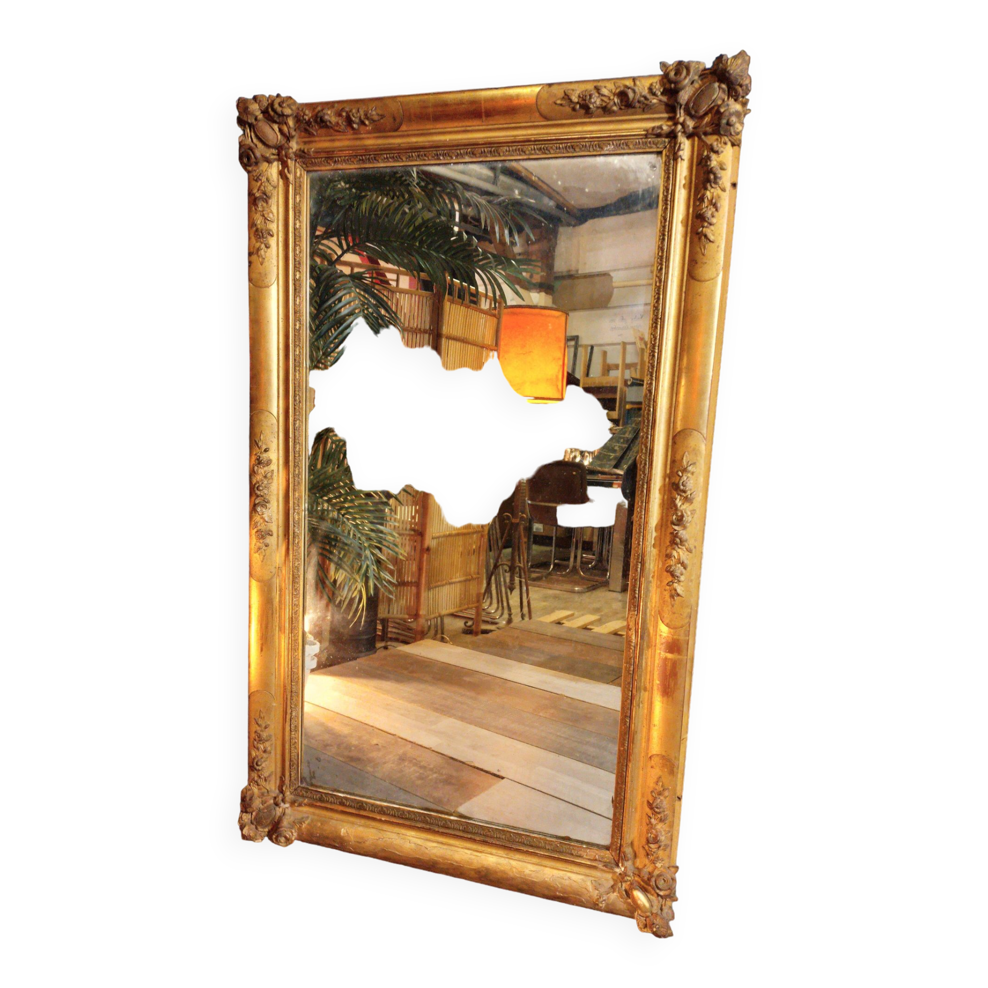 19th century wall or table mirror