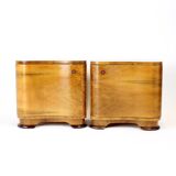 Art Deco Bedside Tables By Jindřich Halabala For Up Závody, 1930s