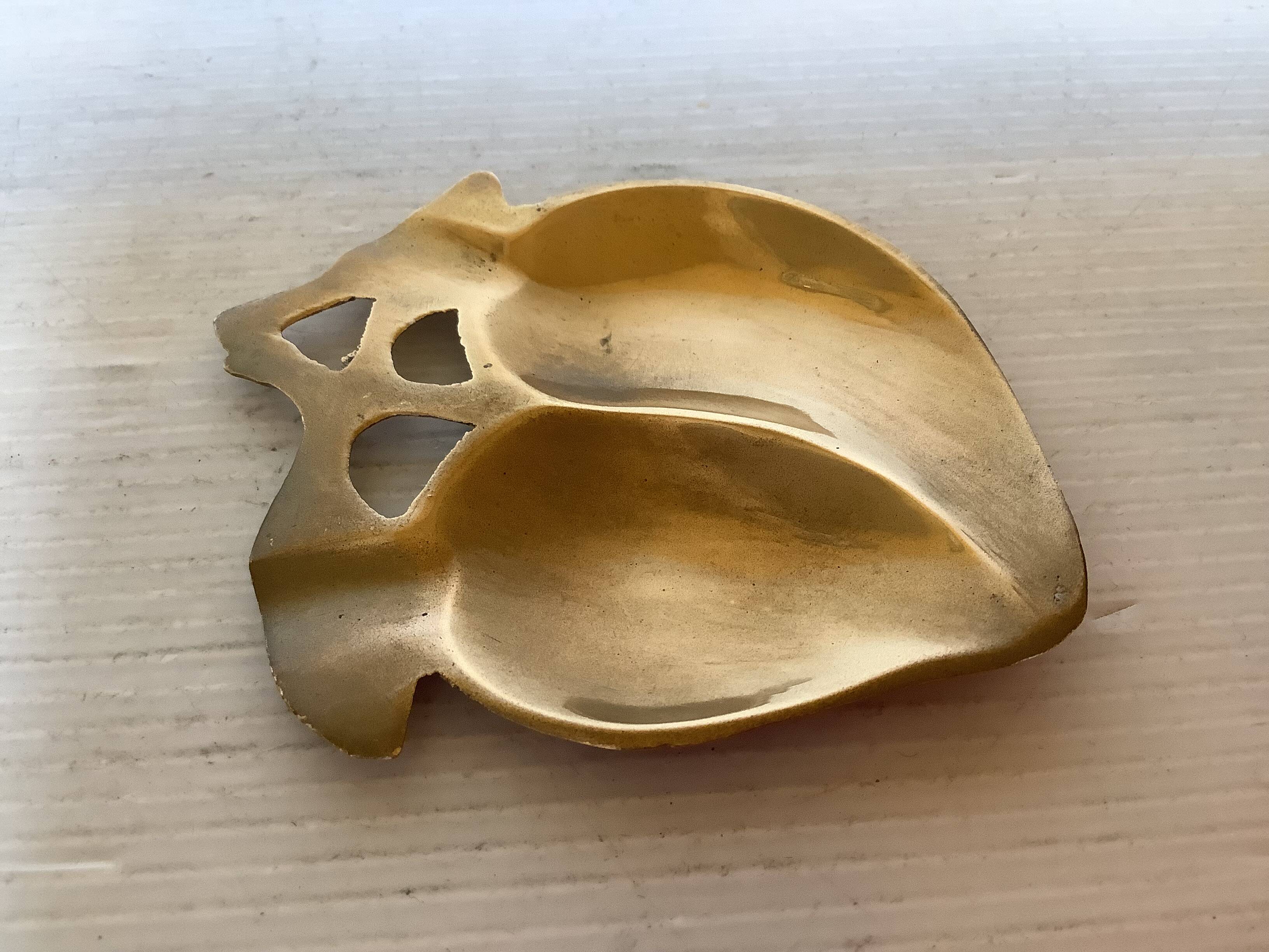 Small brass pocket ring holder