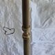 Rococo / Louis XVI brass tripod floor lamp, gilded