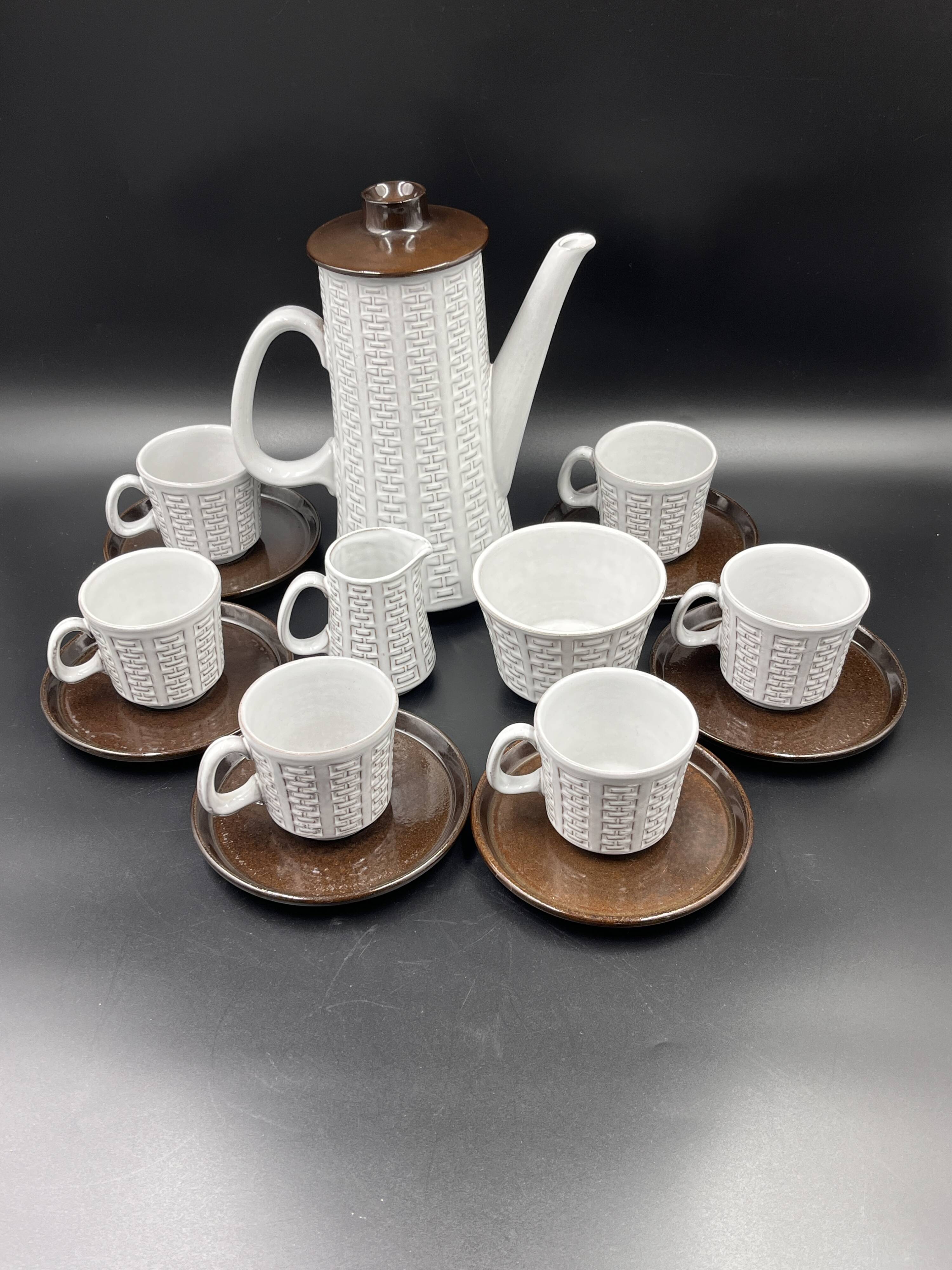 Ceramano coffee service, model: Epsilon by Karl Leuther