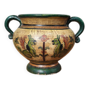 Large Italian Terracotta Vase by Dante Milani Montopoli, 1930s