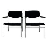 Fauteuil lounge minimaliste Gijs van der Sluis, années 1970
