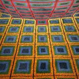 "Vega" Op-Art carpet in the style of Vasarely, 1970s