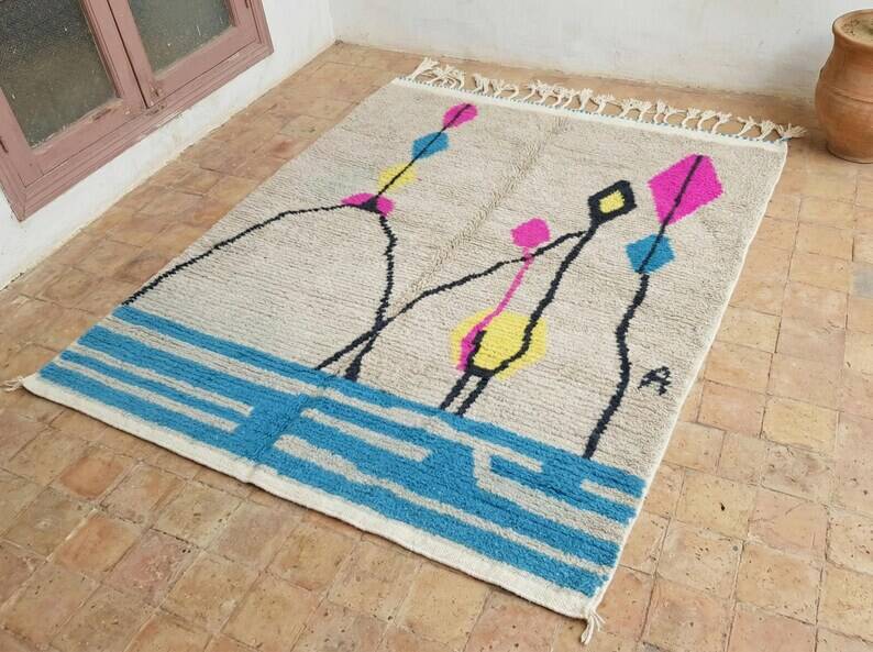 Traditional Moroccan rug 200cm x 300cm