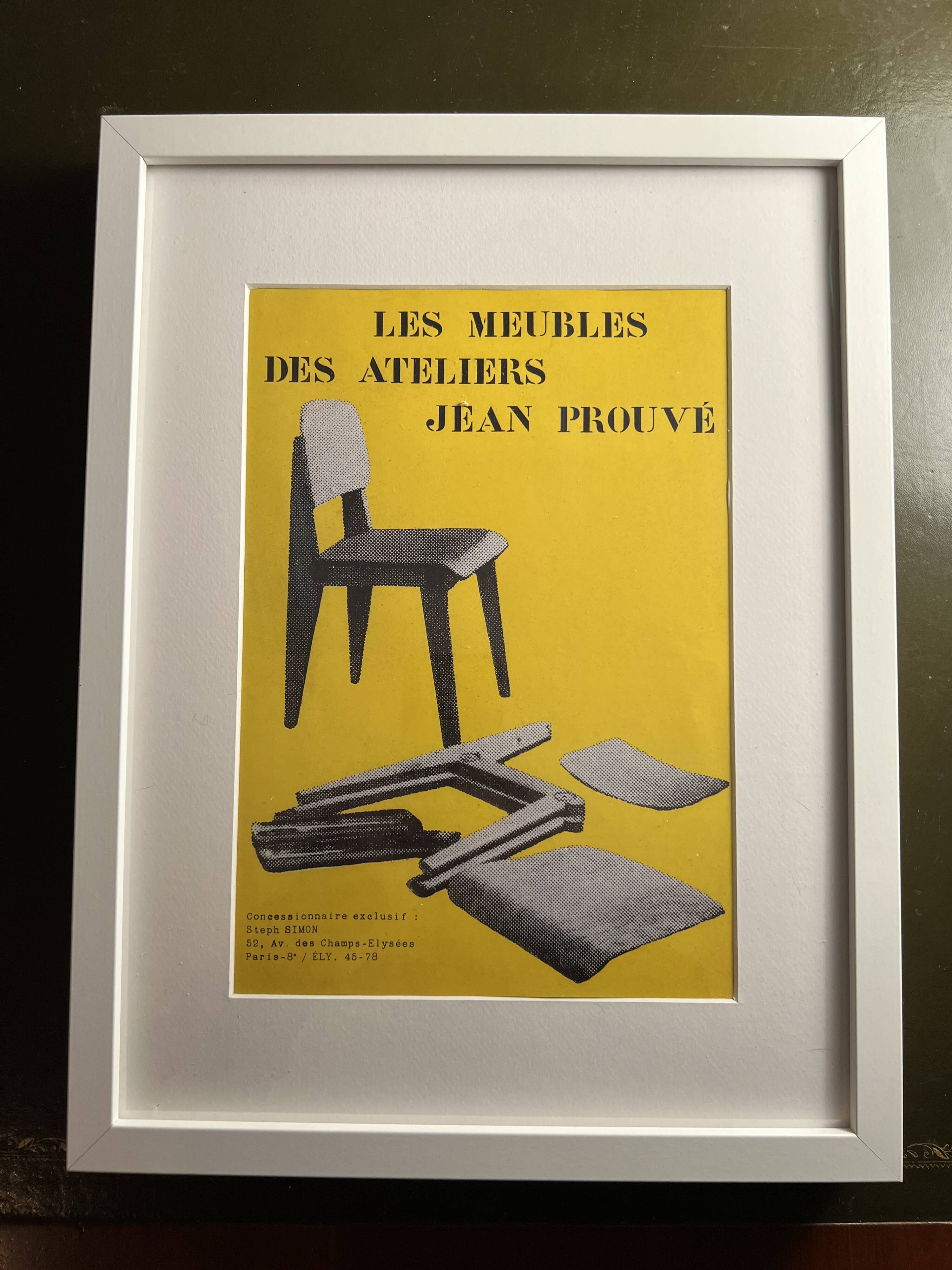 Affiche jean prouvé vitra steph simon