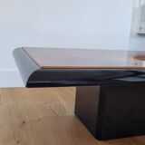 Elm magnifying glass coffee table