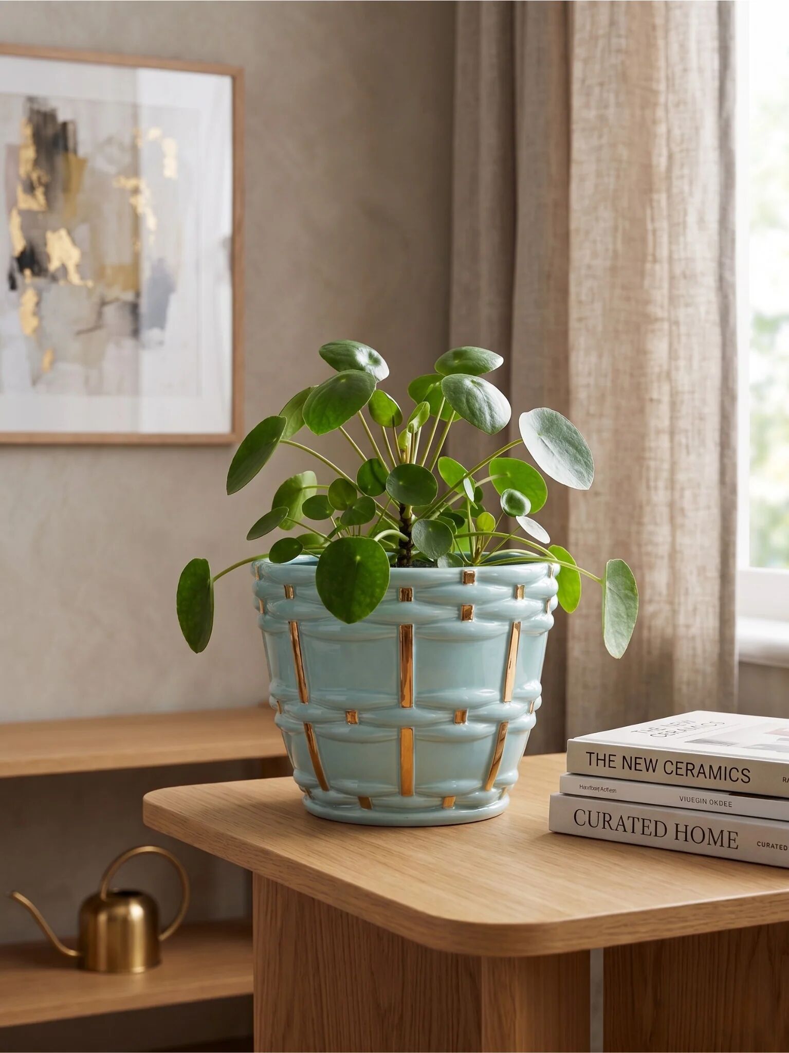 Saint-Clément cache-pot planter signed by Blanche Letalle model 4086-000