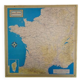 French railway map