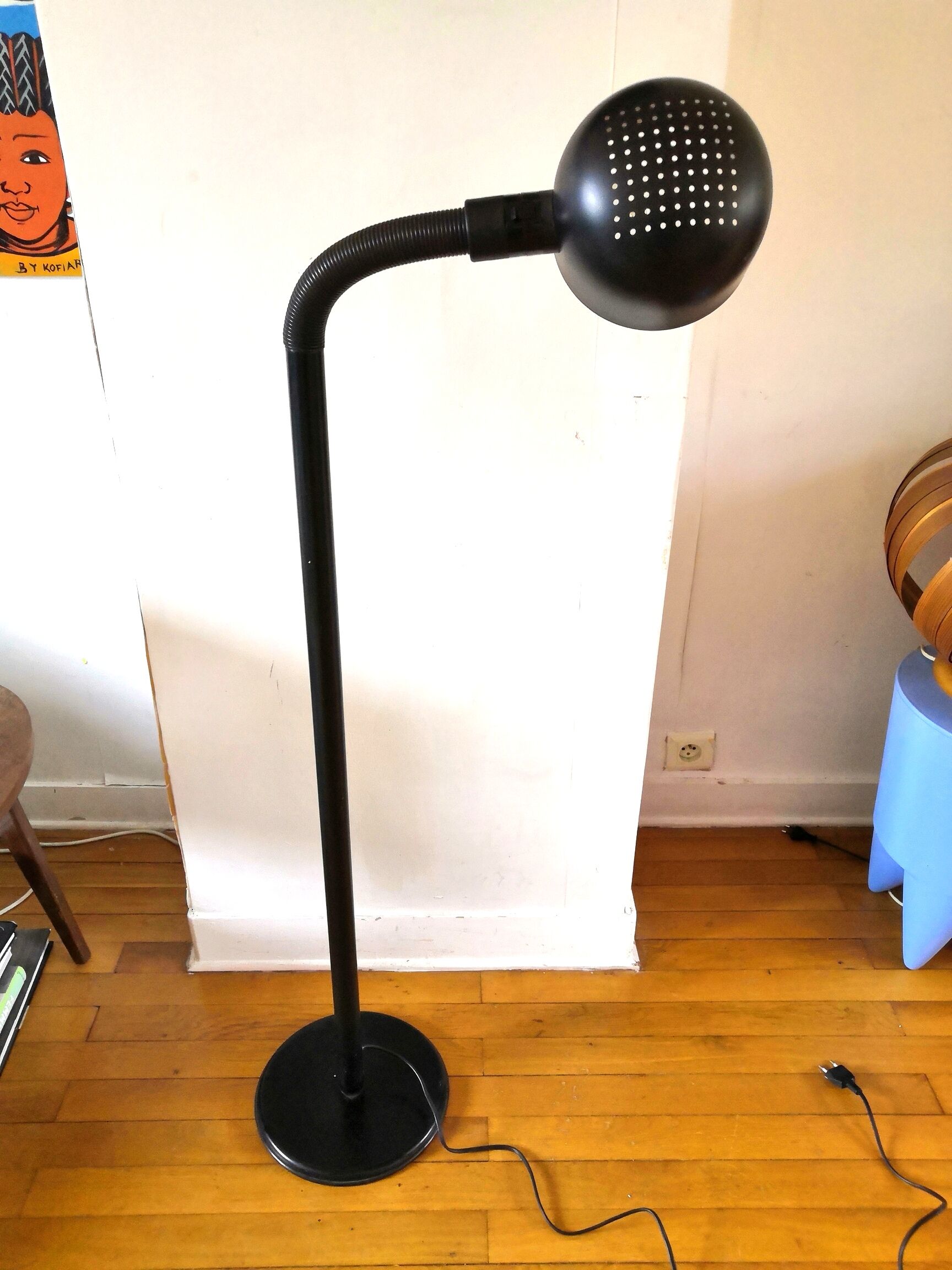 E-reader floor lamp Fagerhults design 70s - 80s