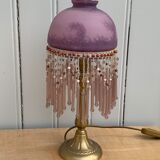 Pair of pampille bedside lamps