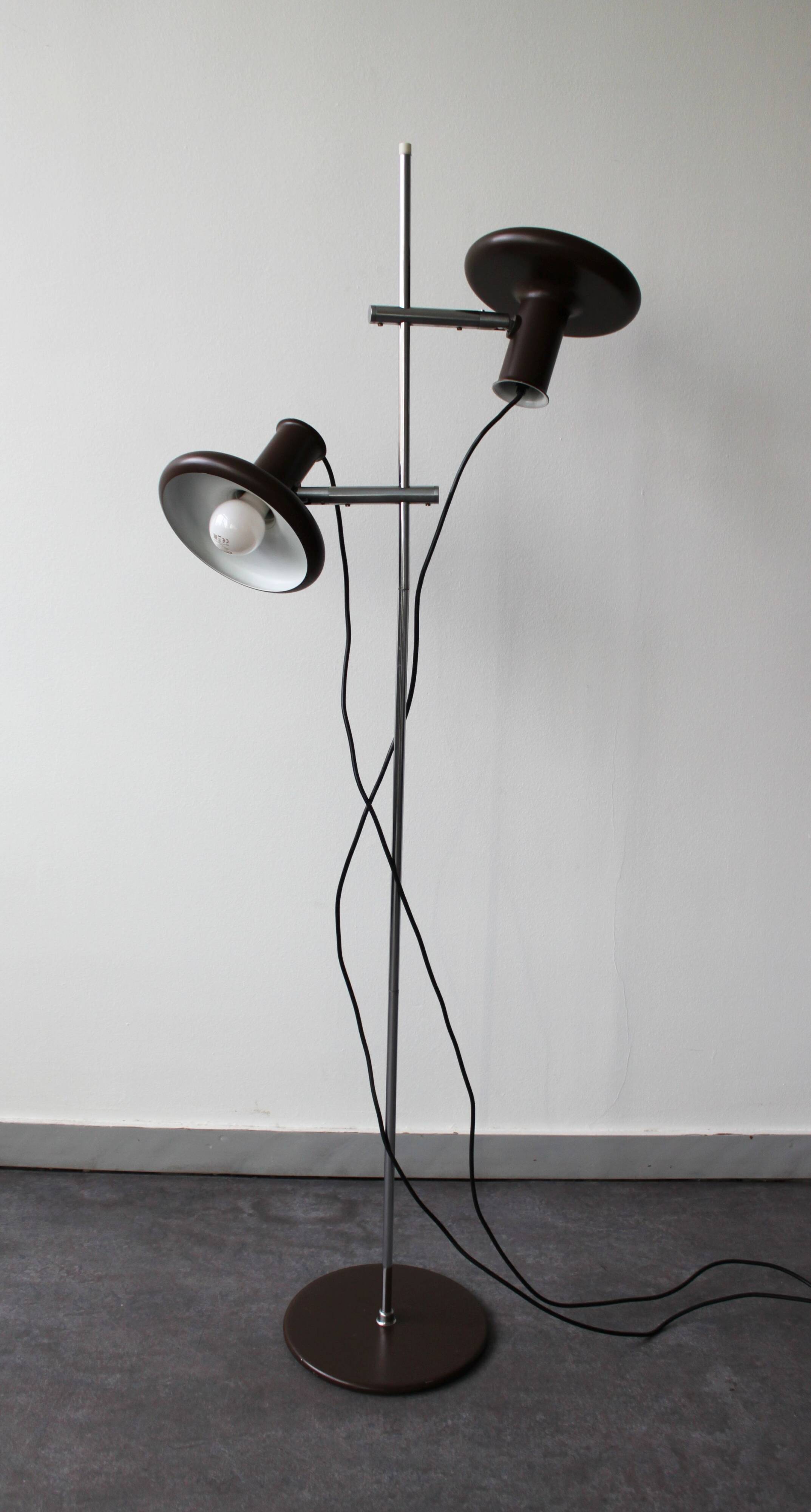 Optima 5 Floor Lamp, Fog & Mørup, Denmark, 1973.