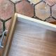 Vintage chest of drawers with compass feet