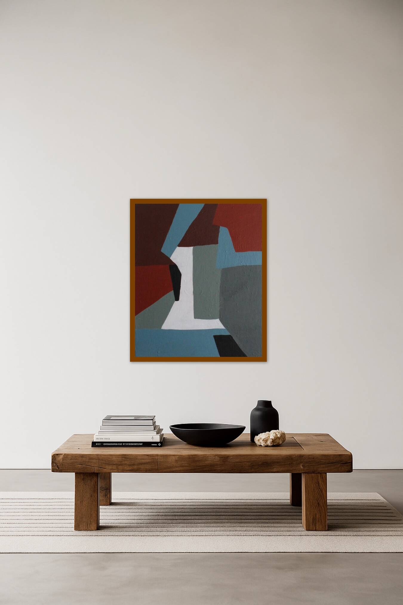 Contemporary abstract "Fragment of stillness" by Bodasca