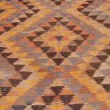 Tapis d'orient ancien kilim 346 x 184 cm